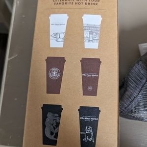 Pike's place Starbucks plastic hot cups collector's item